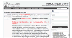 Desktop Screenshot of institut-jacquescartier.fr